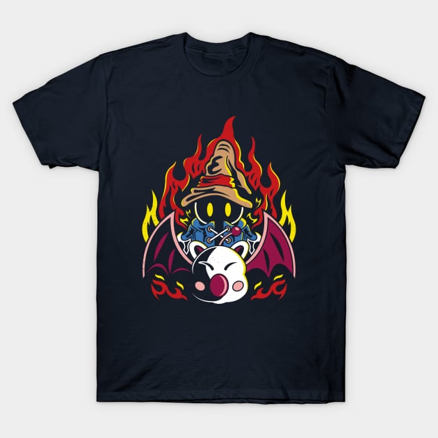 Vivi and Moogle T-Shirt by logozaste